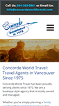 Mobile Screenshot of concordeworldtravel.com